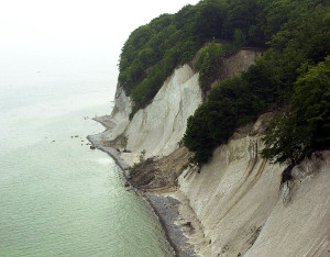 Kreideküste bei Sassnitz, abgestürzte Wissower Klinken Foto: Marius Jaster